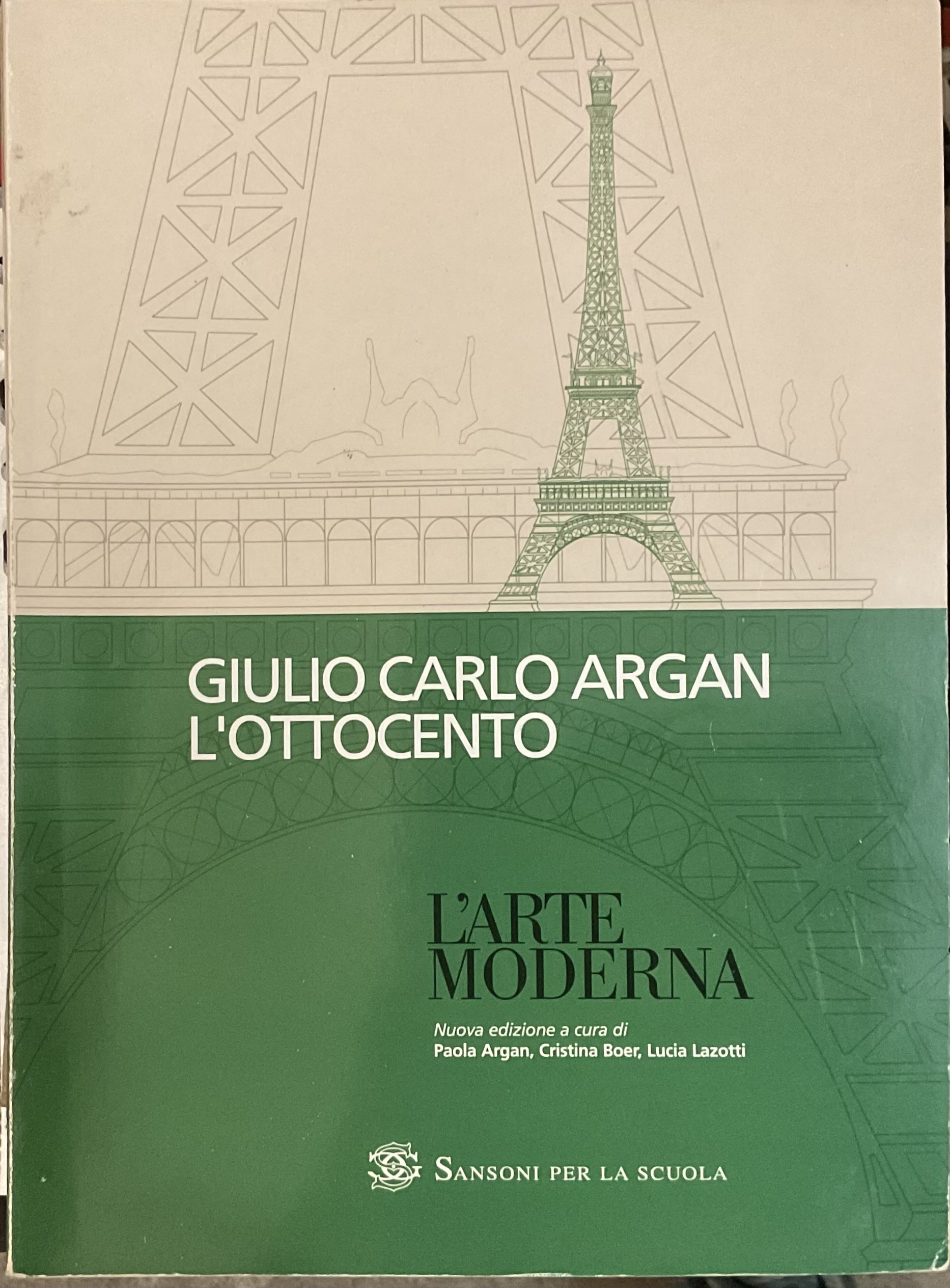 L’arte moderna. Giulio Carlo Argan. L’Ottocento.