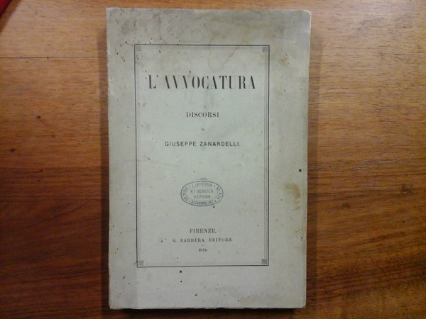 L'Avvocatura. Discorsi