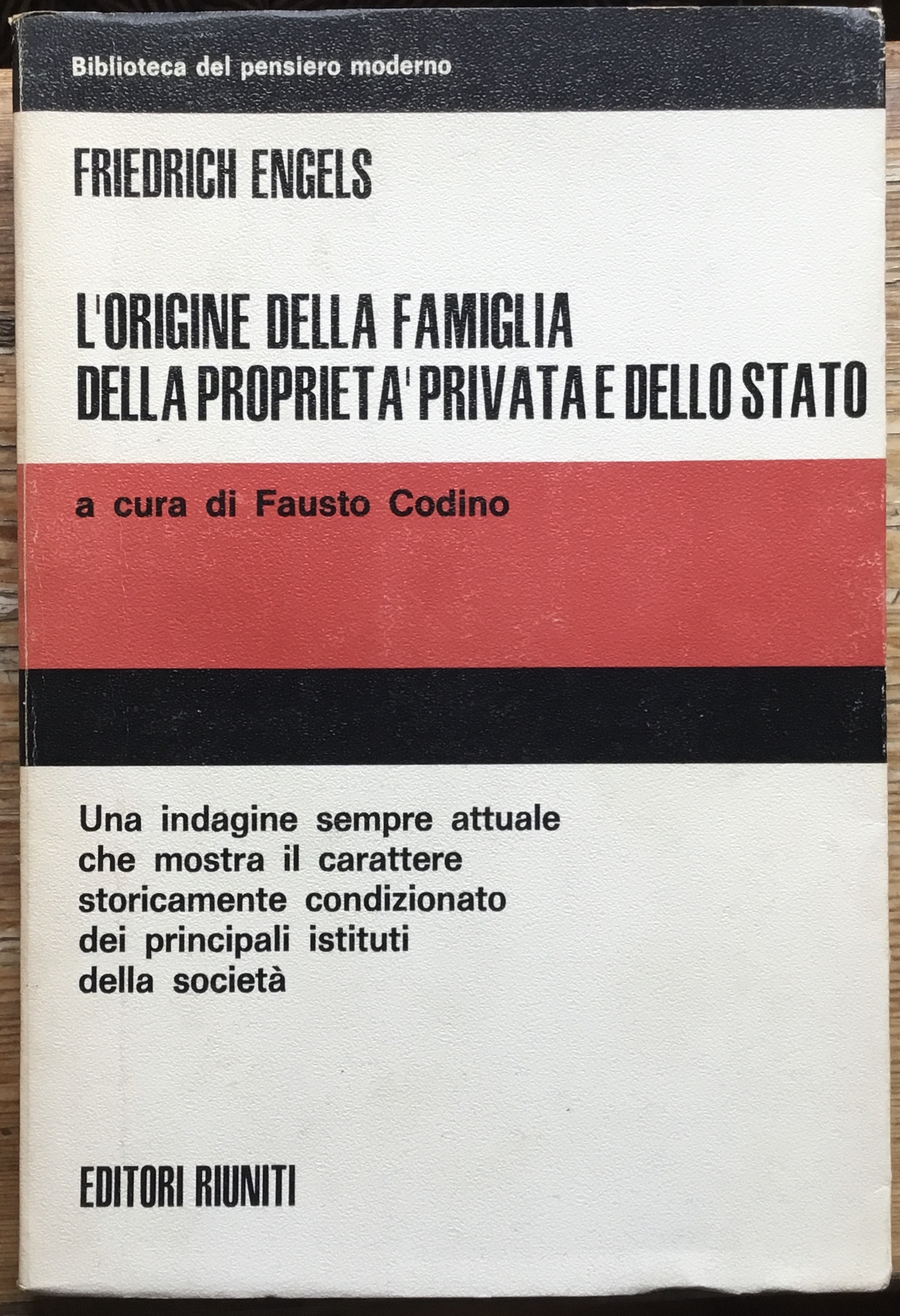 L’origine della famiglia, della proprietà privata e dello Stato