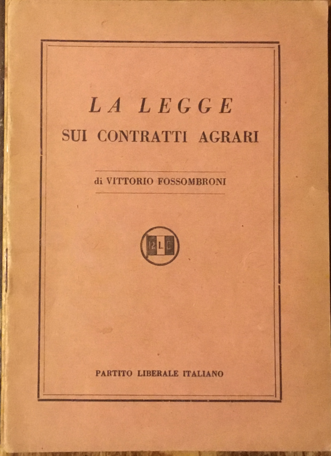 La legge sui contratti agrari
