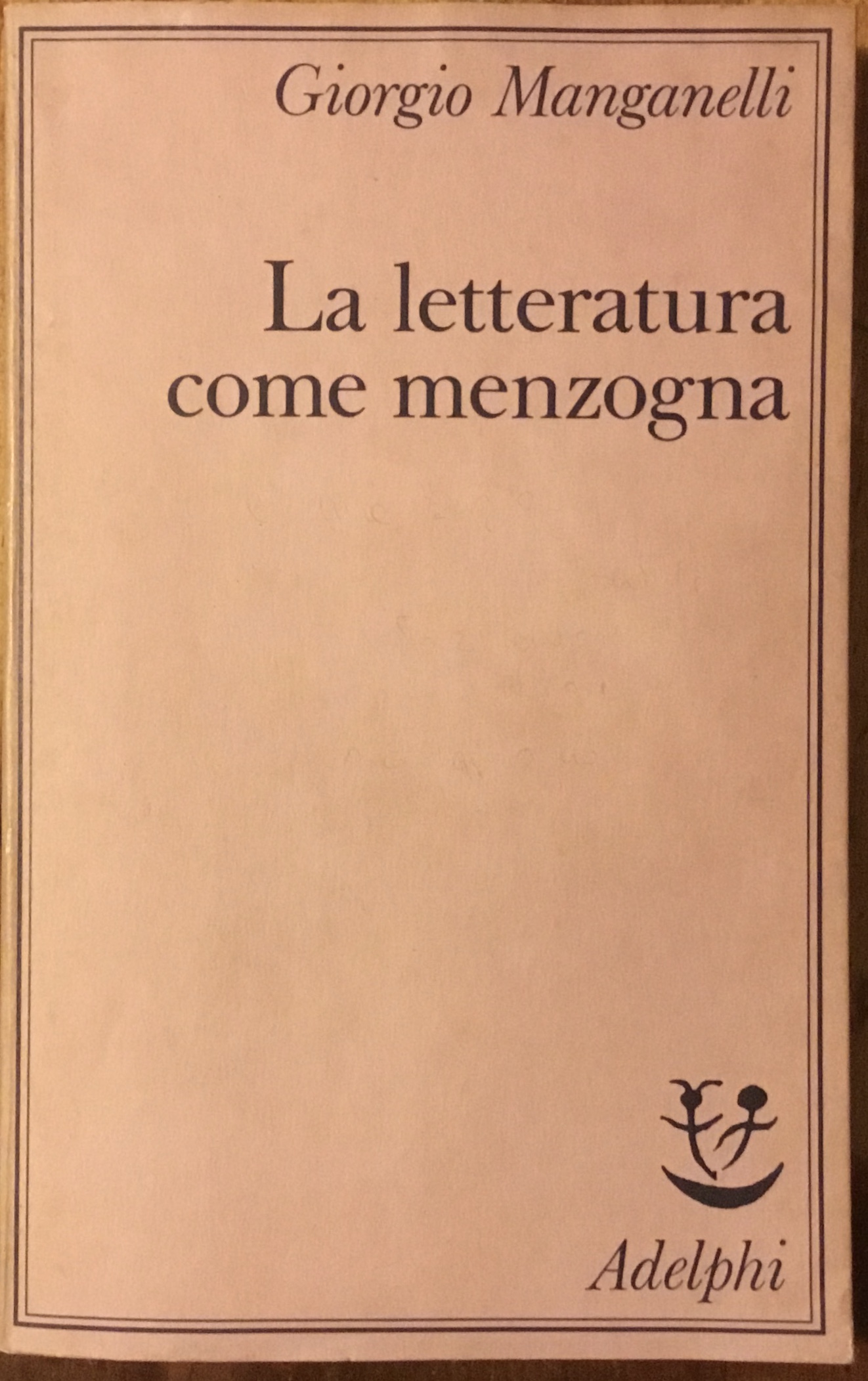 La letteratura come menzogna