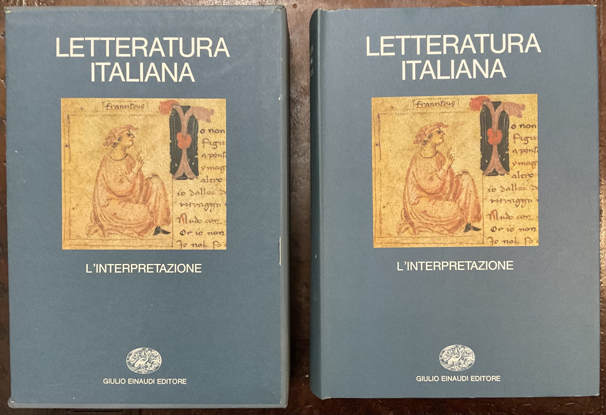 La Letteratura italiana Einaudi. Vol. 4: L’interpretazione