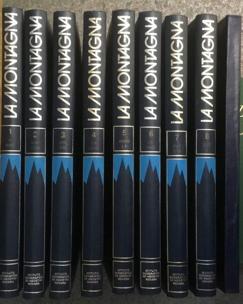 La Montagna. Grande enciclopedia illustrata. Otto volumi + un volume …