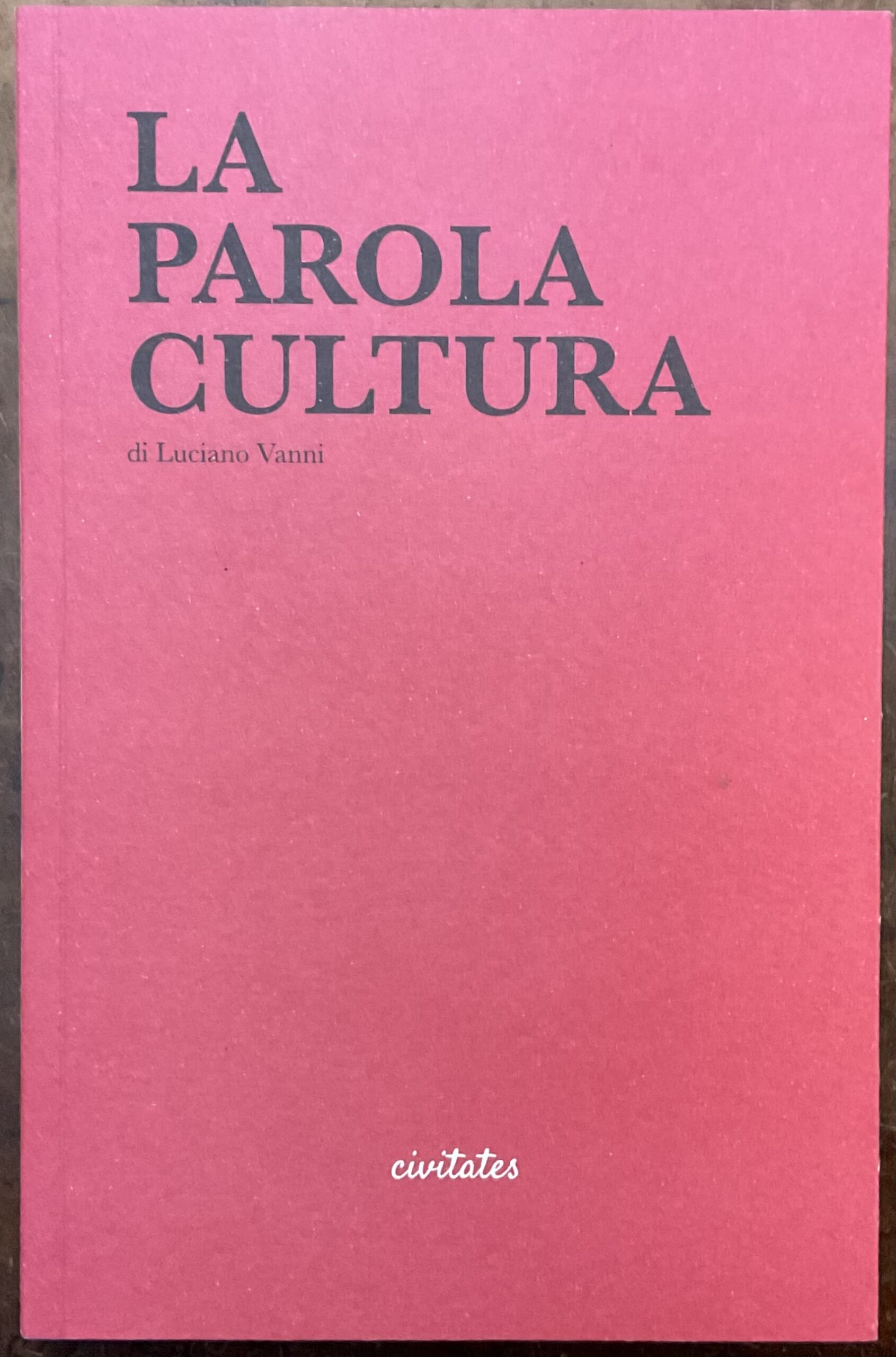 La parola cultura