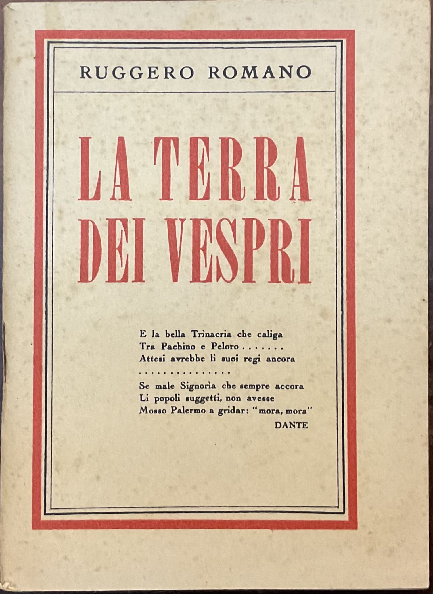 La terra dei Vespri