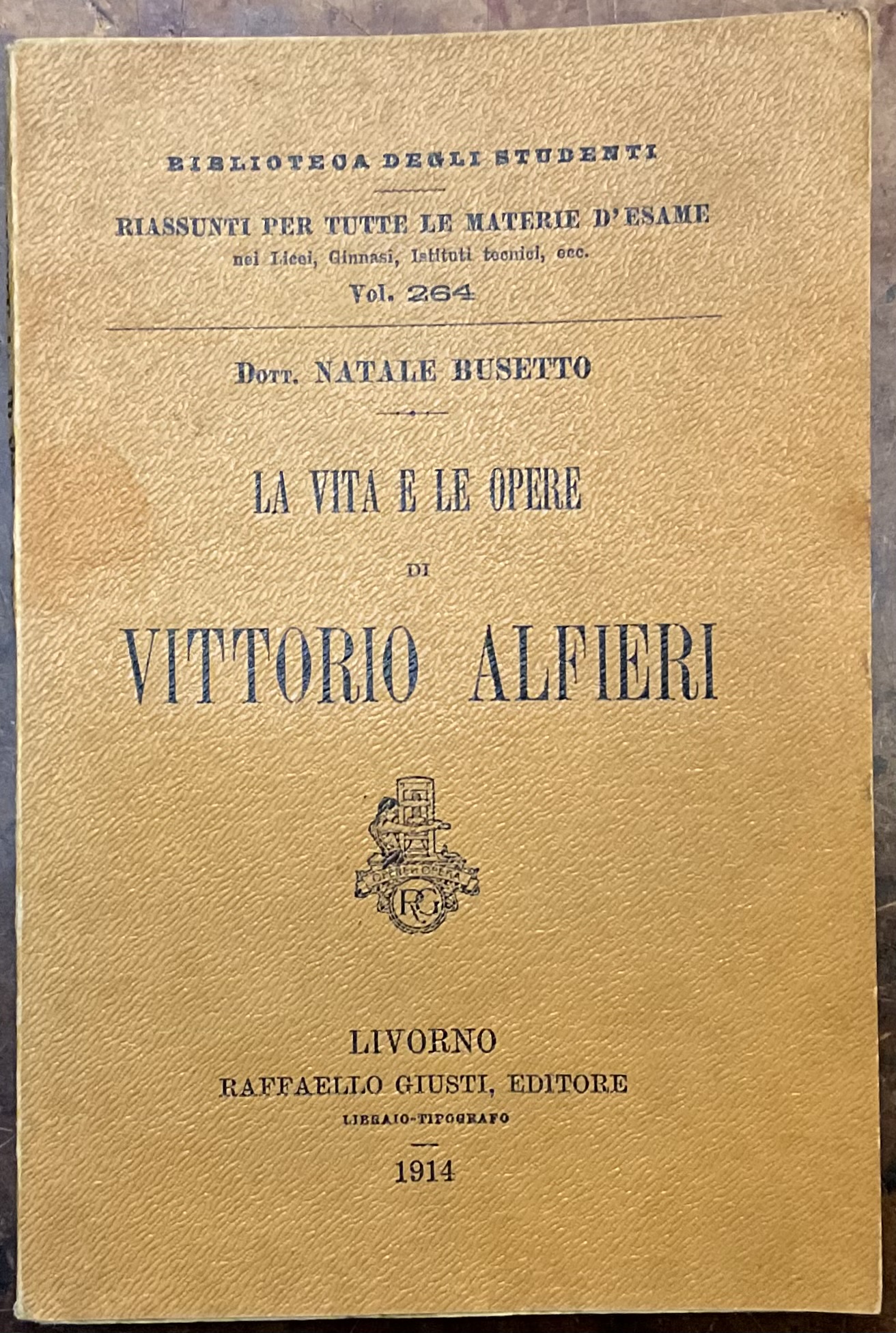 La vita e le opere di Vittorio Alfieri