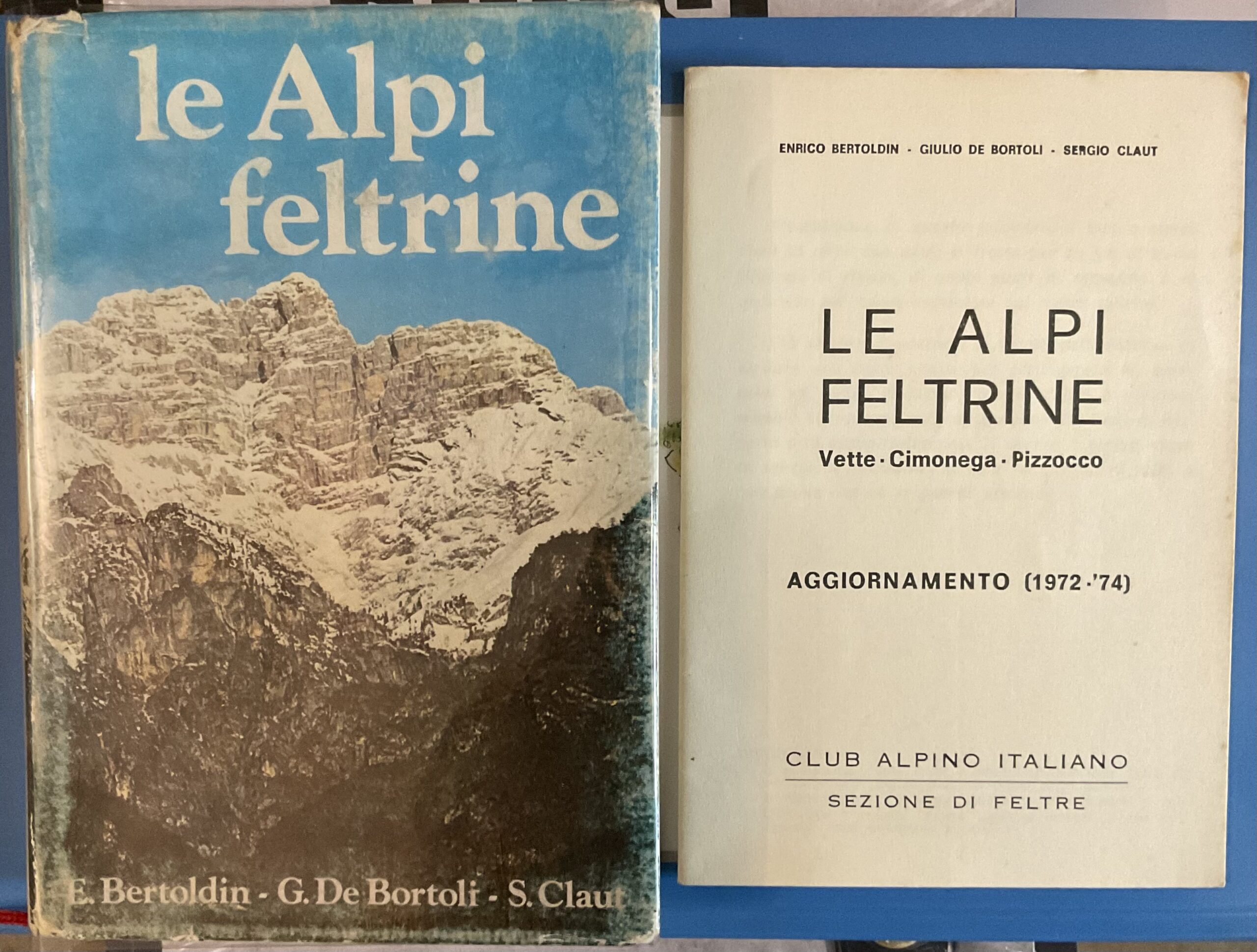 Le Alpi Feltrine. Vette - Cimonega - Pizzocco