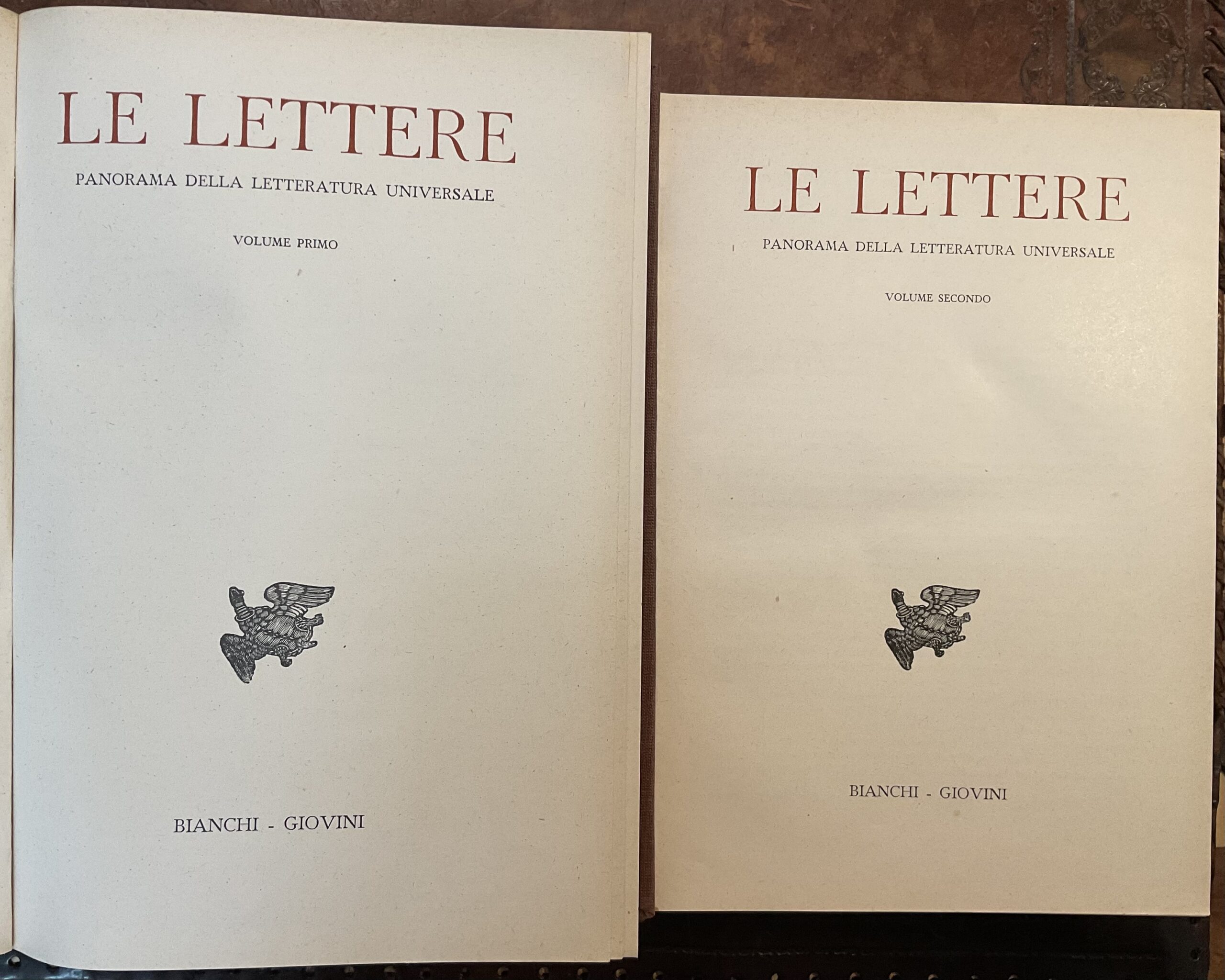Le Lettere. Panorama della letteratura universale. Due volumi