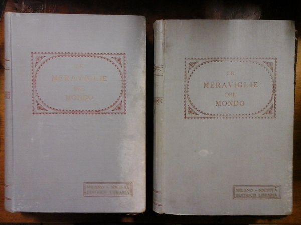 LE MERAVIGLIE DEL MONDO. ILLUSTRAZIONE POPOLARE DELLE PIU PORTENTOSE OPERE …