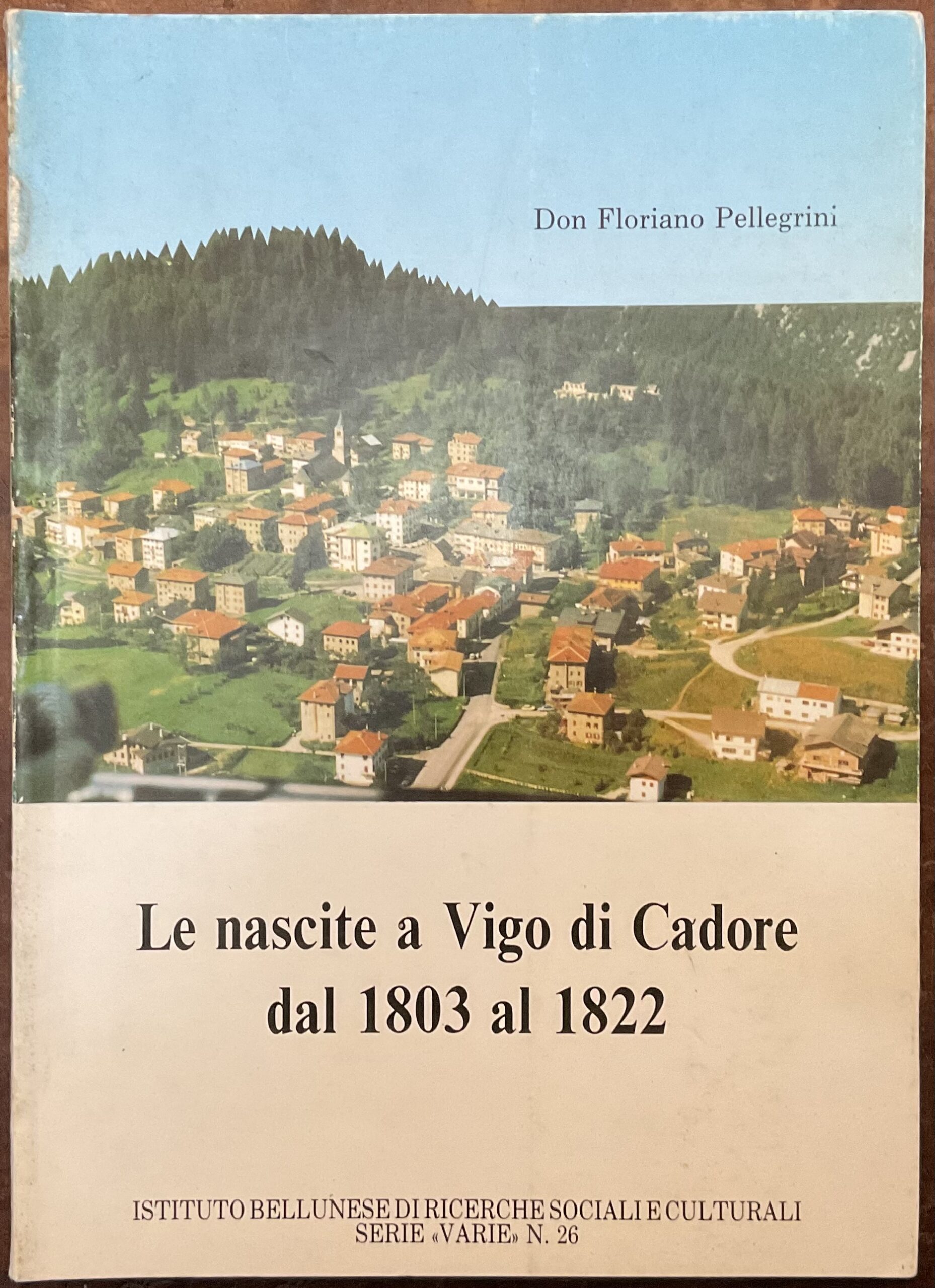 Le nascite a Vigo di Cadore dal 1803 al 1822