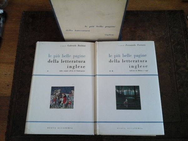 LE PIÙ BELLE PAGINE DELLA LETTERATURA INGLESE. 2 VOLUMI. VOLUME …