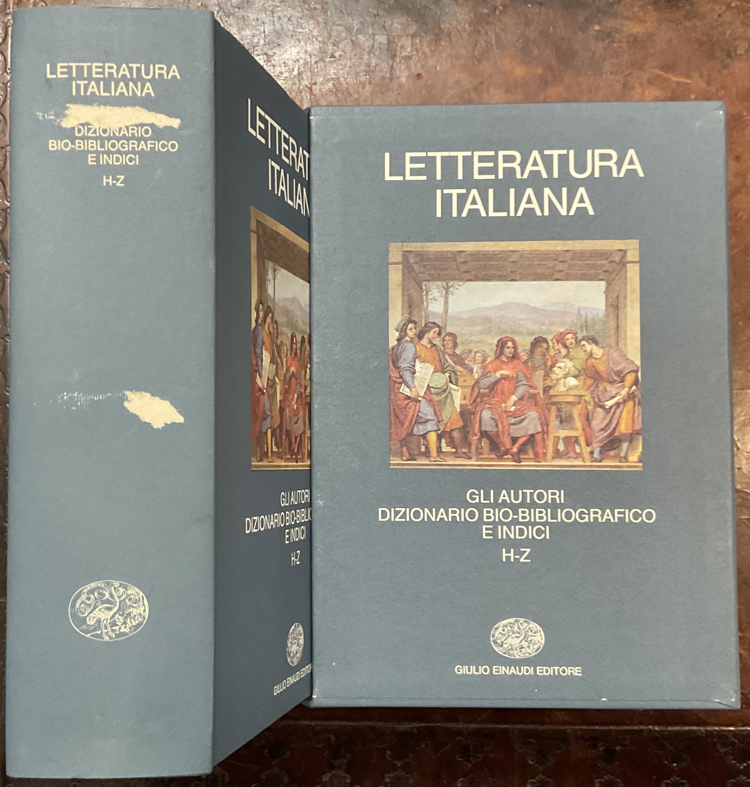 Letteratura italiana Einaudi. Gli autori. Dizionario bio-bibliografico e indici. H-Z