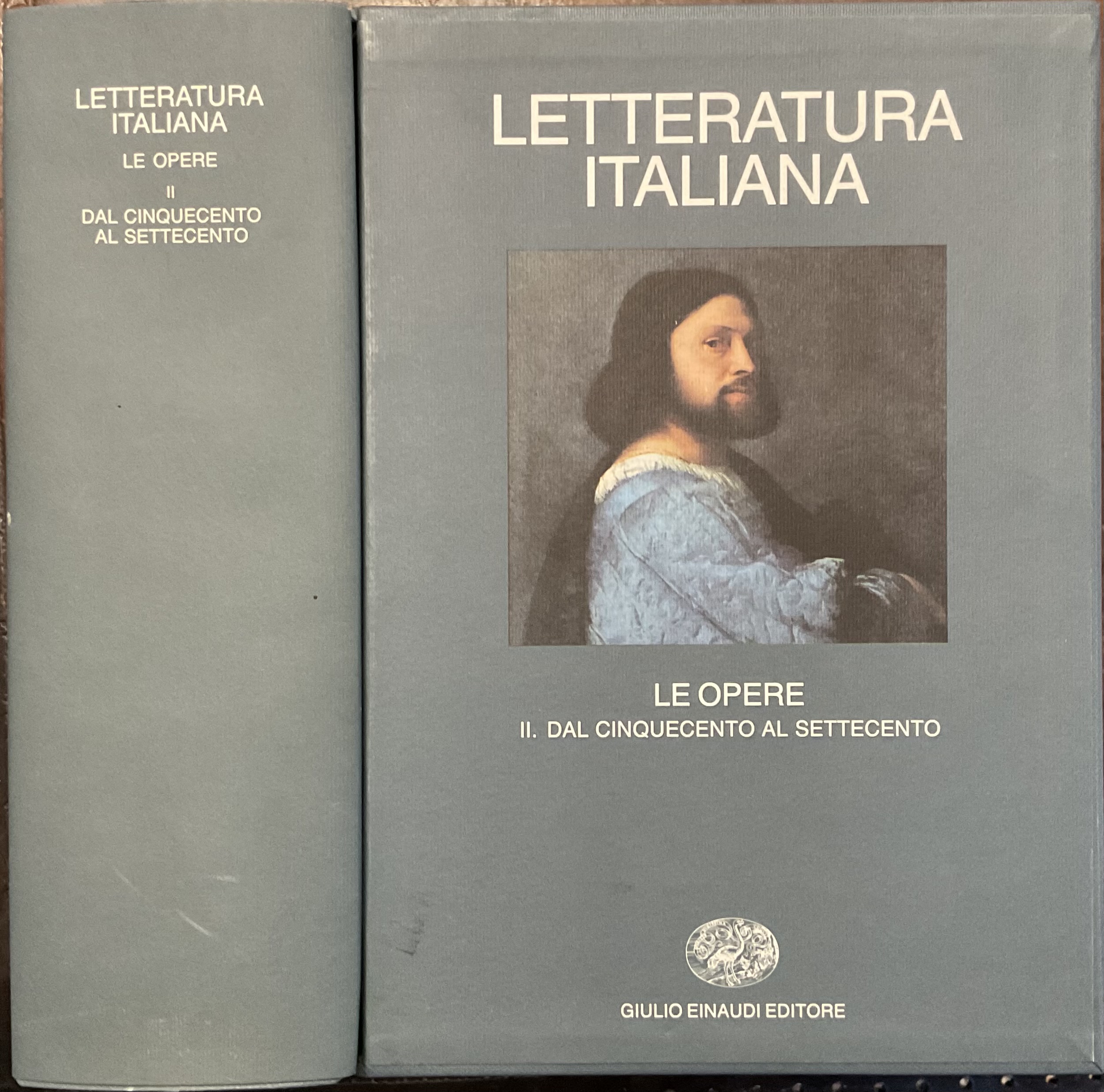 Letteratura italiana Einaudi. Le Opere. II. Dal Cinquecento al Settecento.