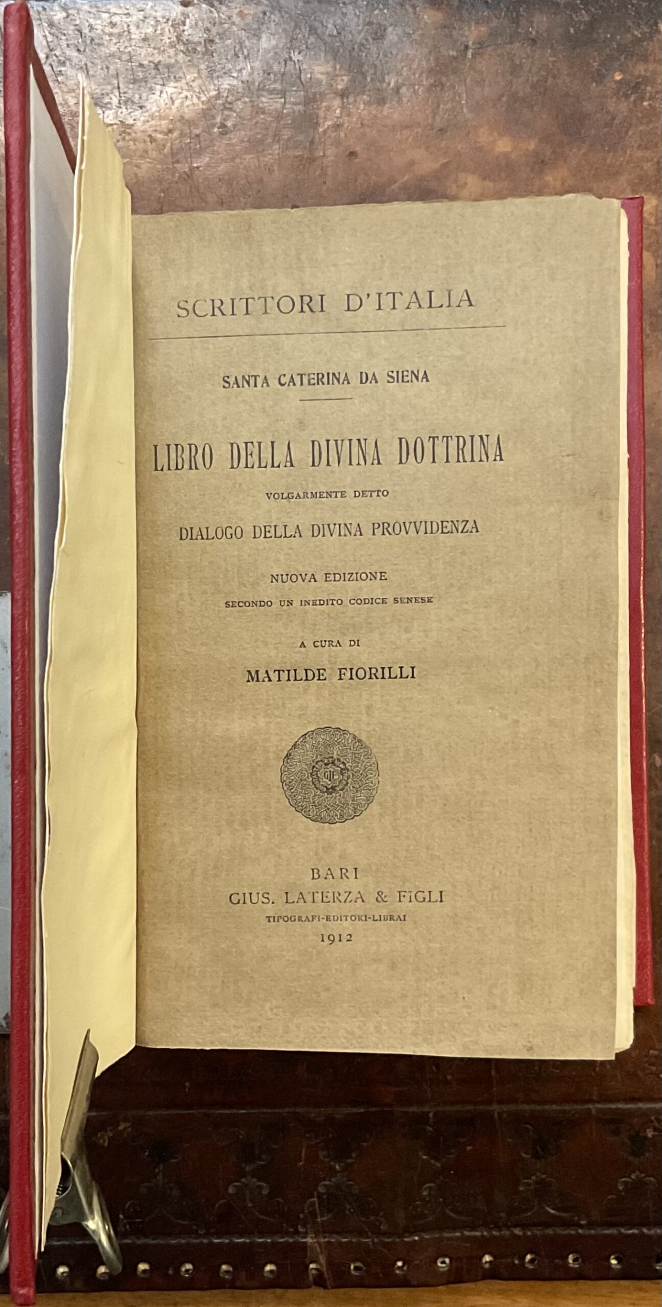 Libro della divina dottrina volgarmente detto Dialogo della divina provvidenza. …