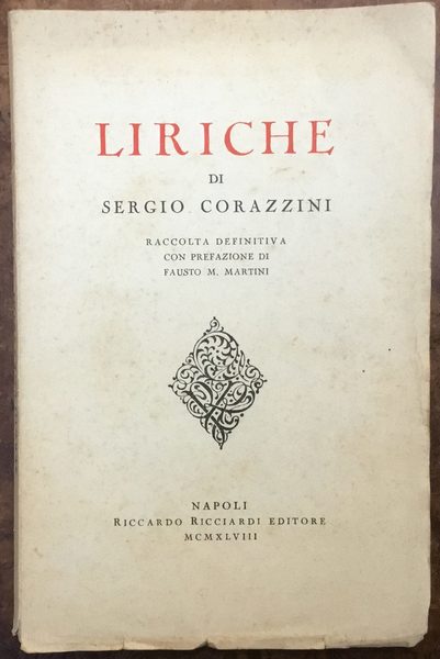 Liriche di Sergio Corazzini