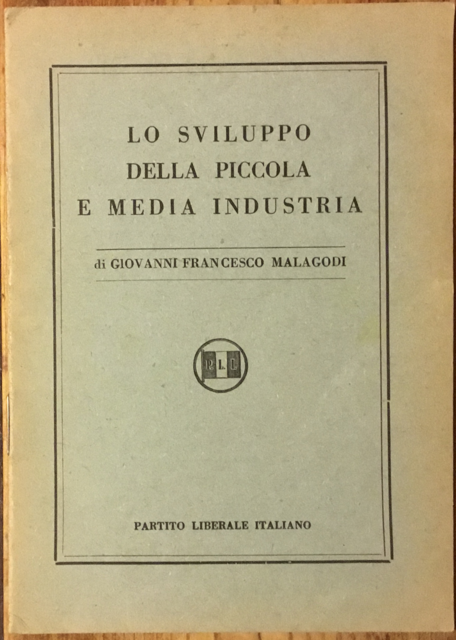 Lo sviluppo della piccola e media industria