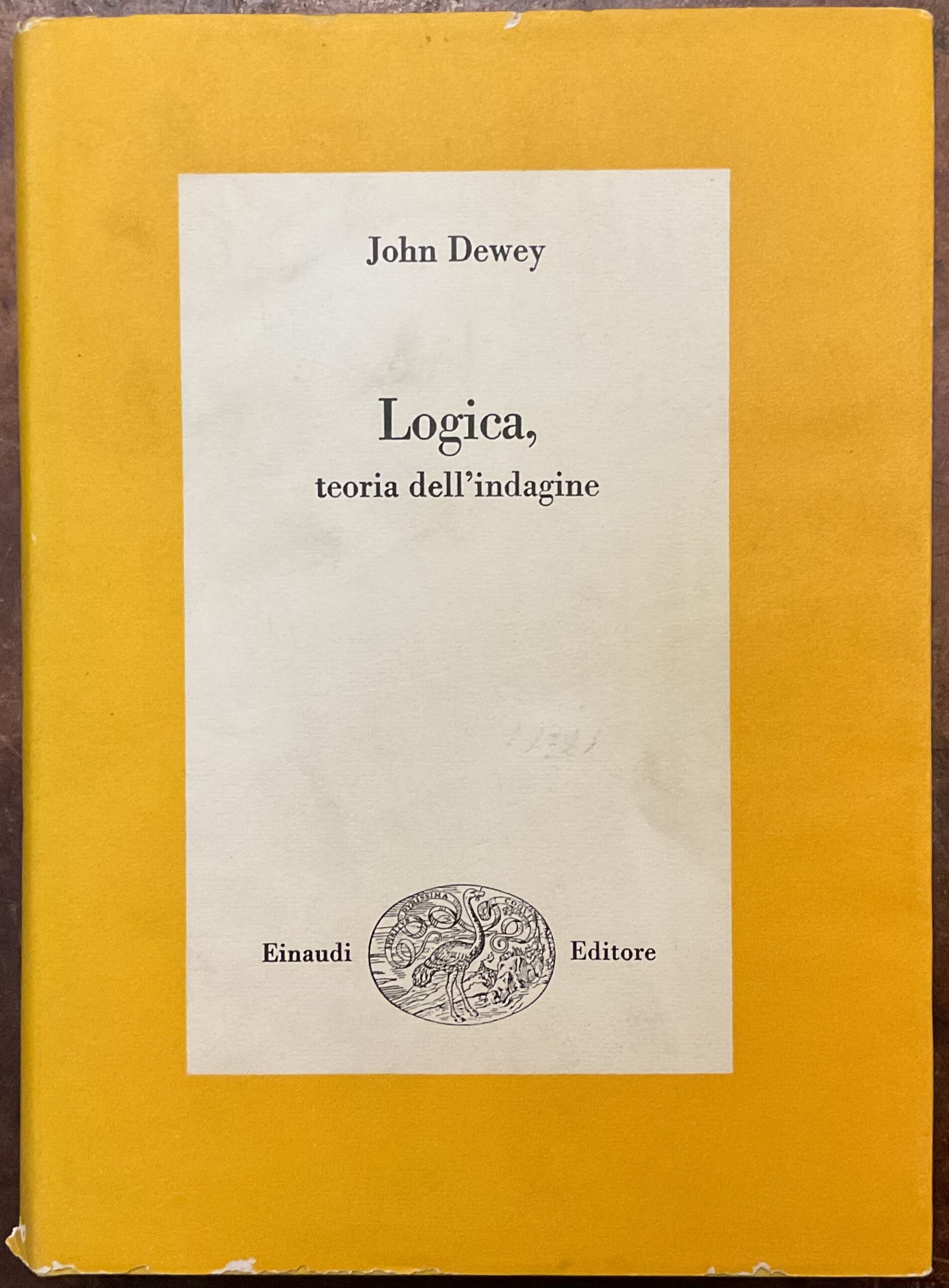 Logica, teoria dell’indagine