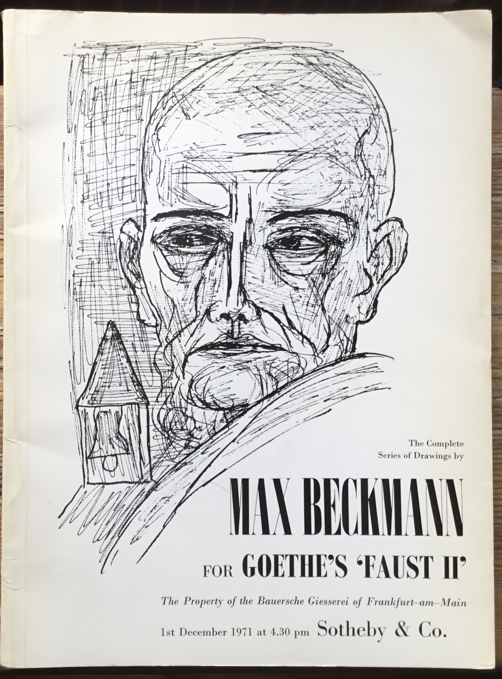 Max Beckmann for Goethe’s “Faust II”(The complete Series of Drawings …