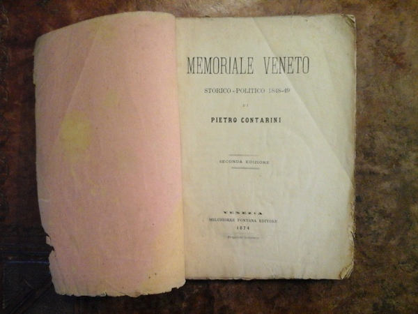 Memoriale Veneto storico-politico. Seconda edizione
