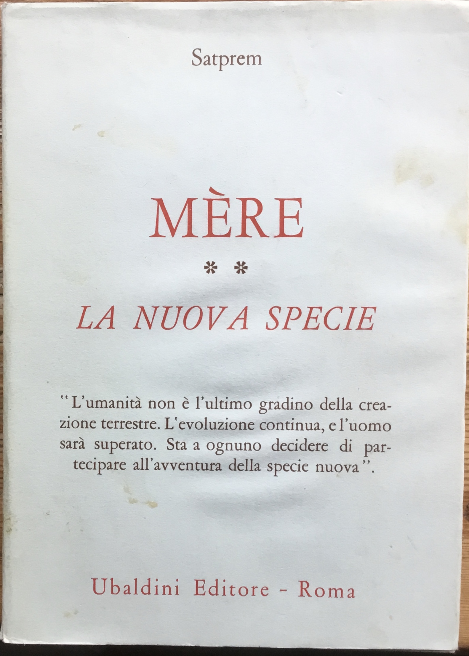 Mère. La nuova specie.