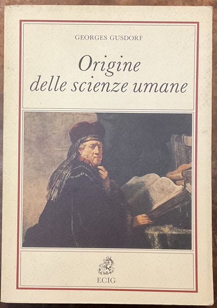 Origine delle scienze umane