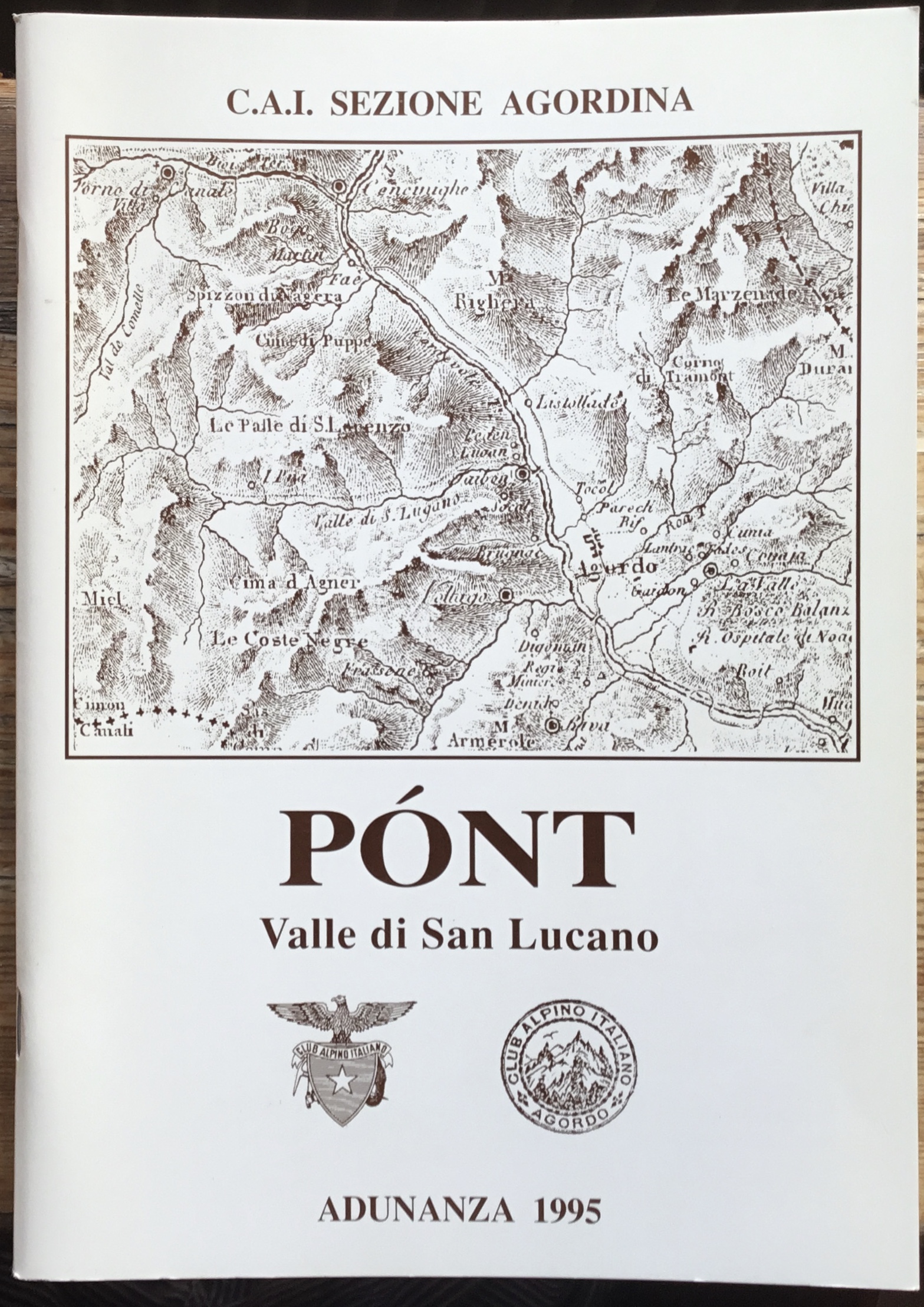 Pónt. Valle di San Lucano. Adunanza 1995