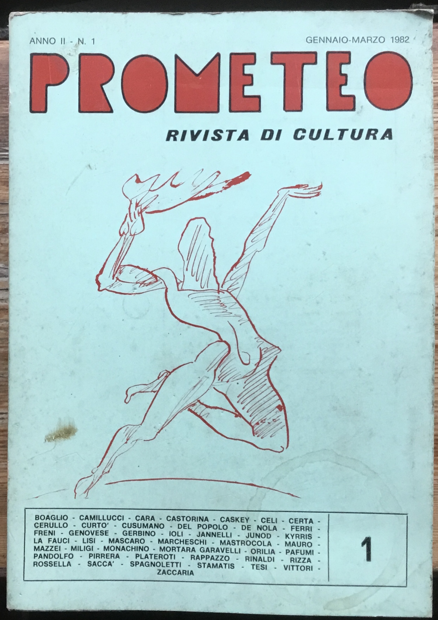 Prometeo. Rivista di Cultura. Gennaio-Marzo 1982. Anno II-N.1