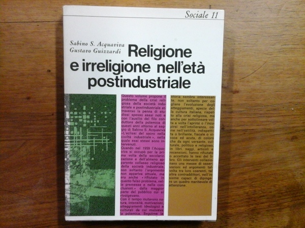 Religione e irreligione nell'età postindustriale