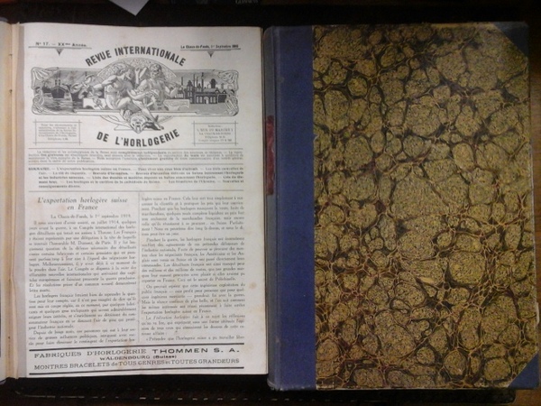 Revue internationale de l'horlogerie 1919 - 20 - 21 - …