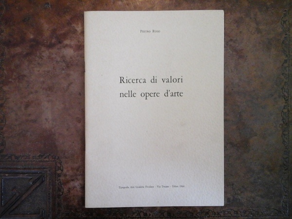 Ricerca di valori nelle opere d'arte