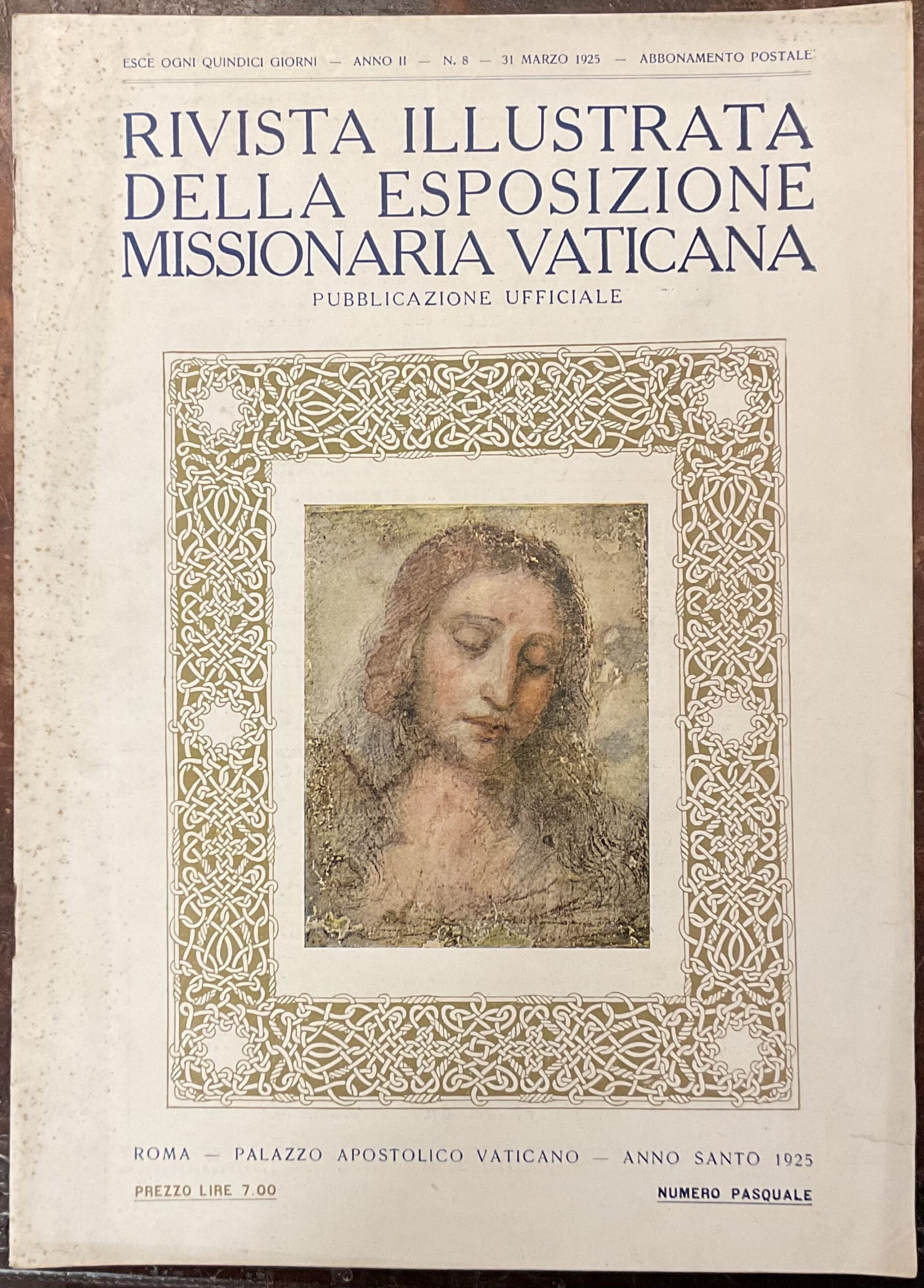 Rivista illustrata della Esposizione Missionaria Vaticana. Anno II - N. …