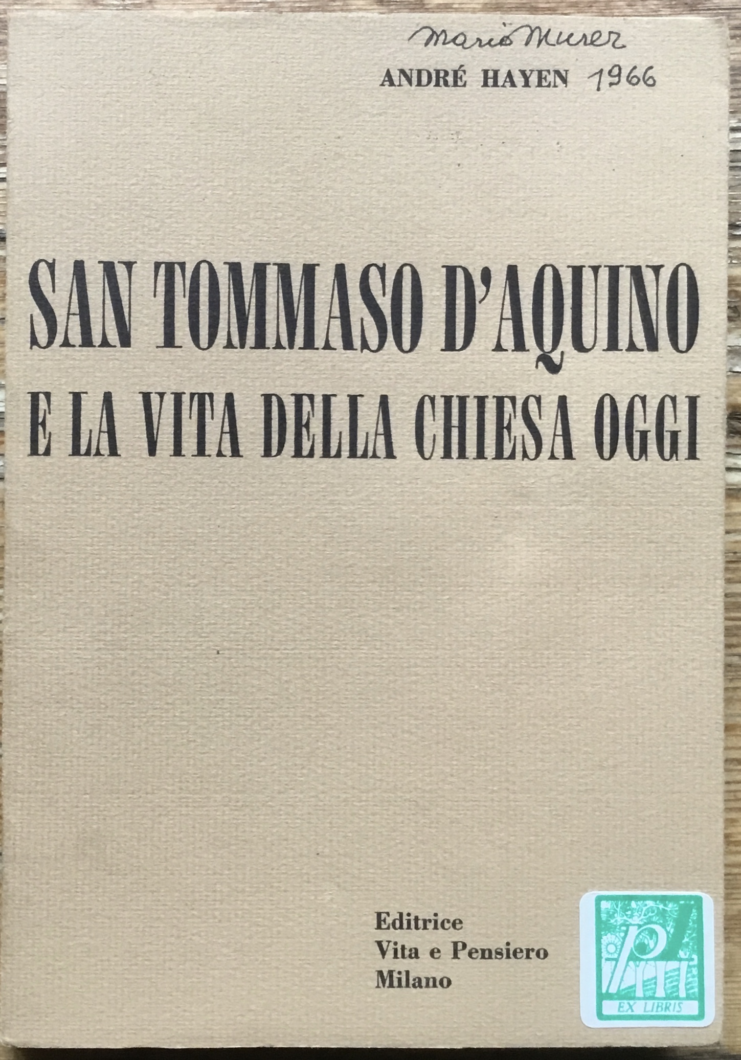 San Tommaso D’Aquino e la vita della chiesa oggi