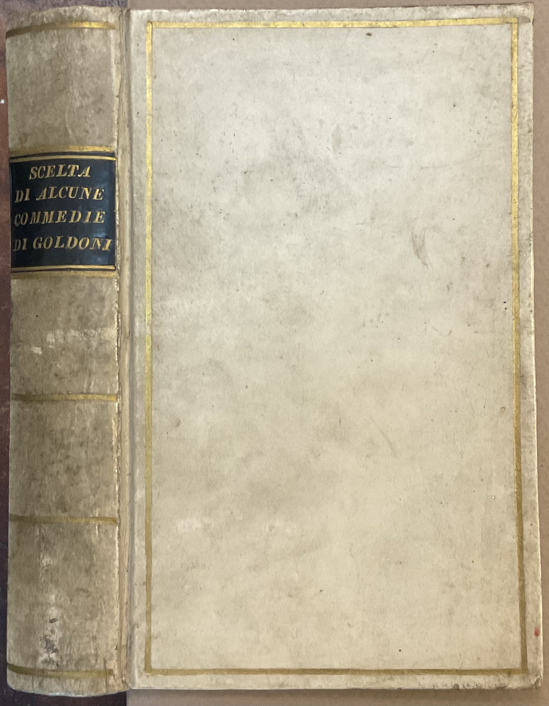 Scelta di alcune commedie di Goldoni, per uso dè dilettanti …