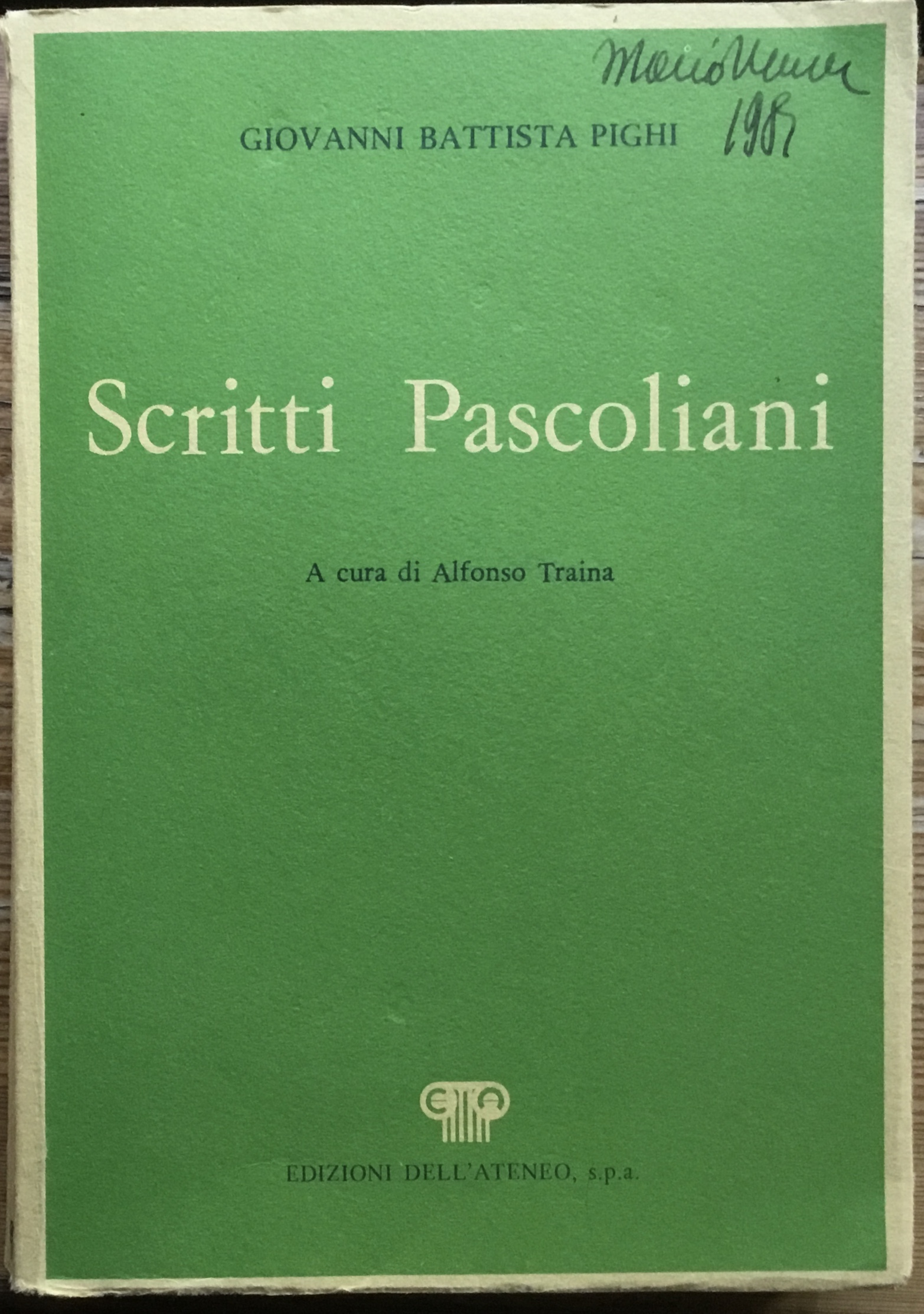 Scritti Pascoliani