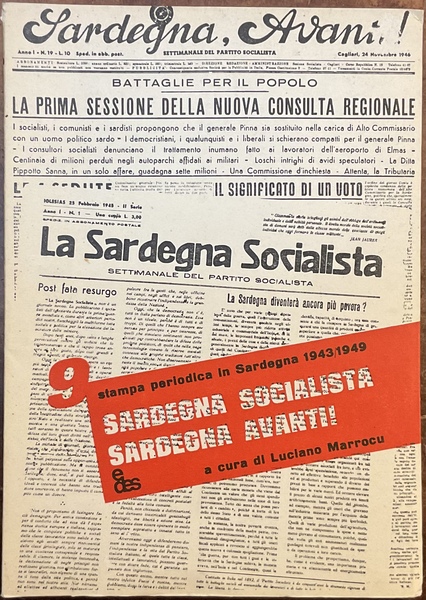 Stampa periodica in Sardegna 1943-1949. N.9. Sardegna Socialista - Sardegna …