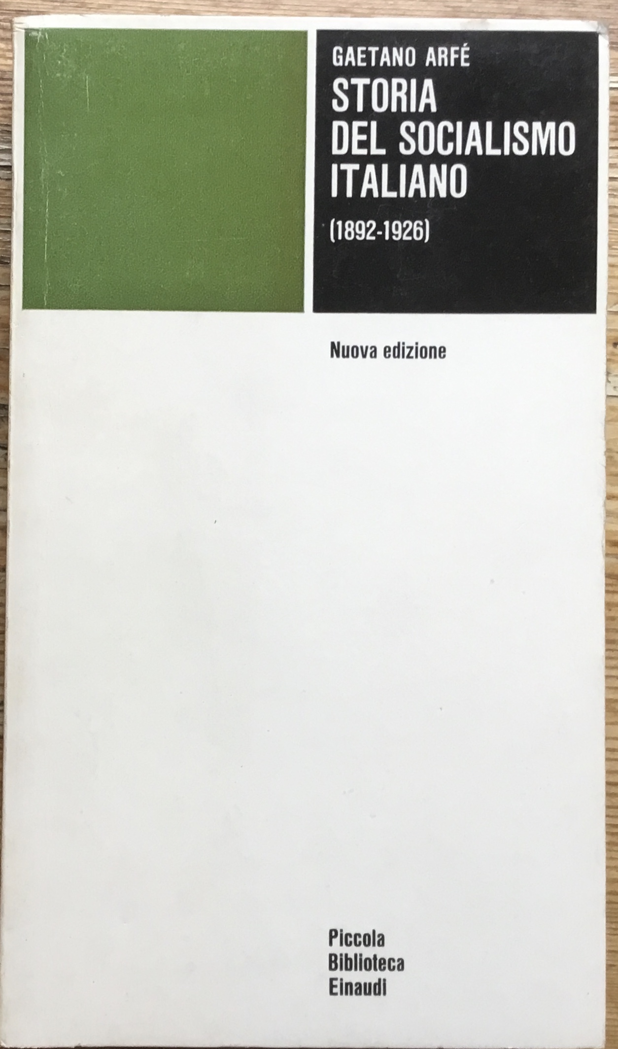 Storia del socialismo italiano. (1892-1926)