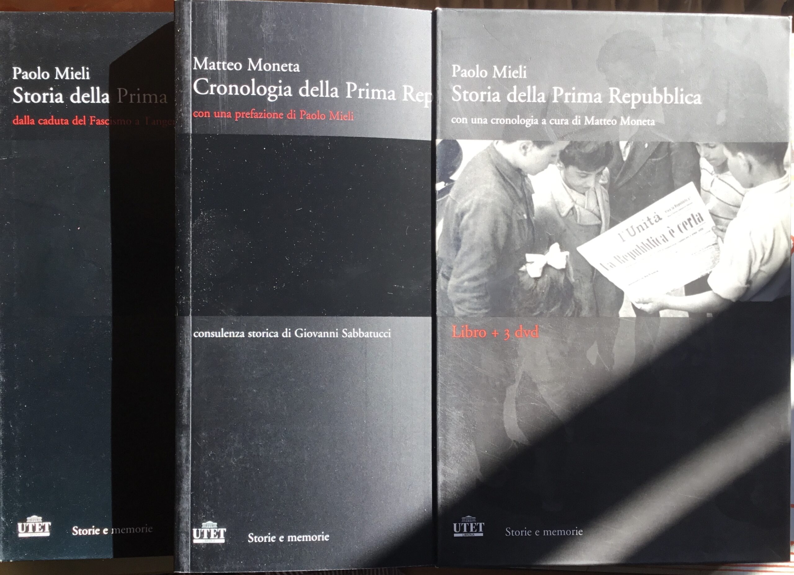 Storia della Prima Repubblica. (Libro +3 dvd)