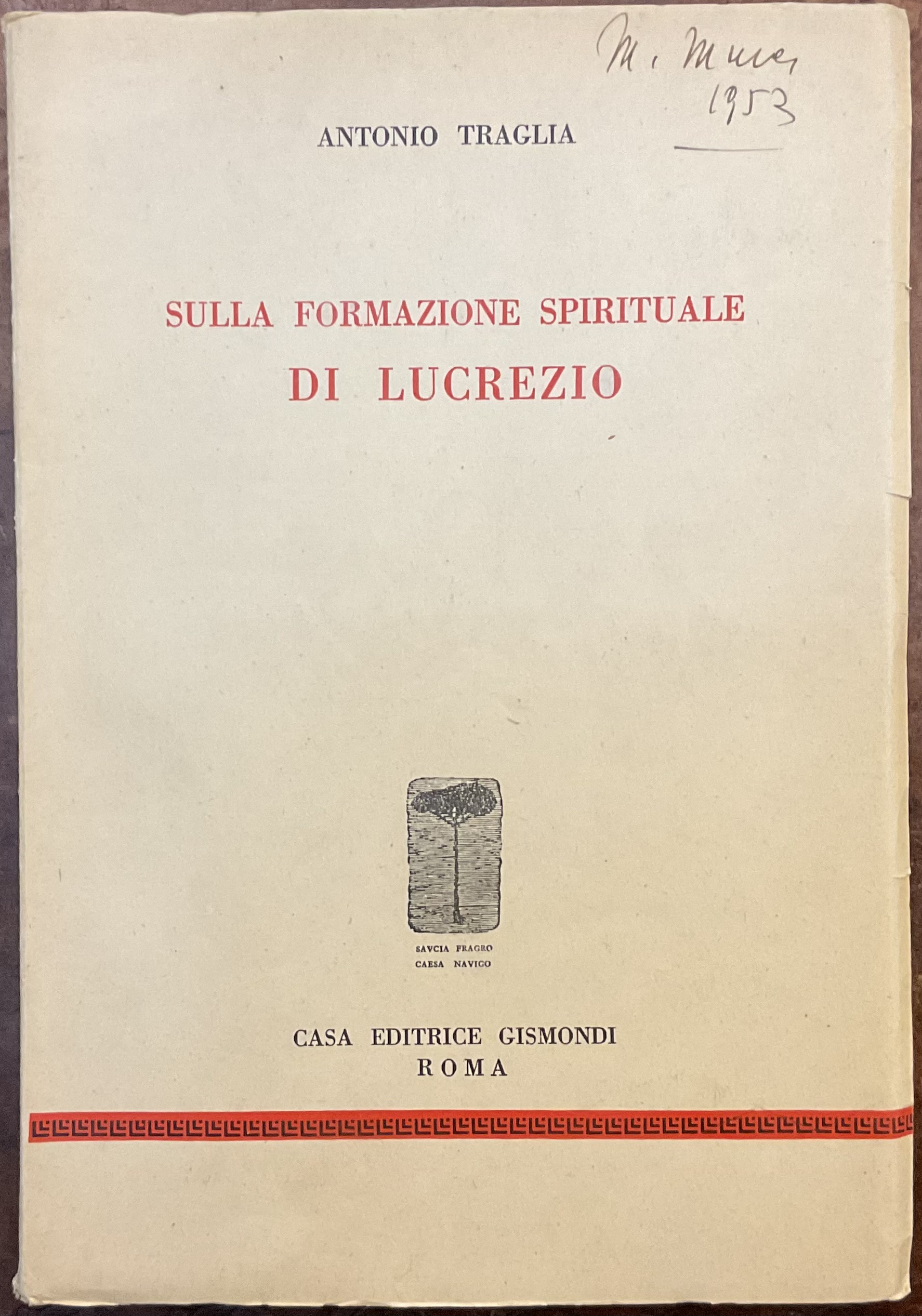 Sulla formazione spirituale di Lucrezio
