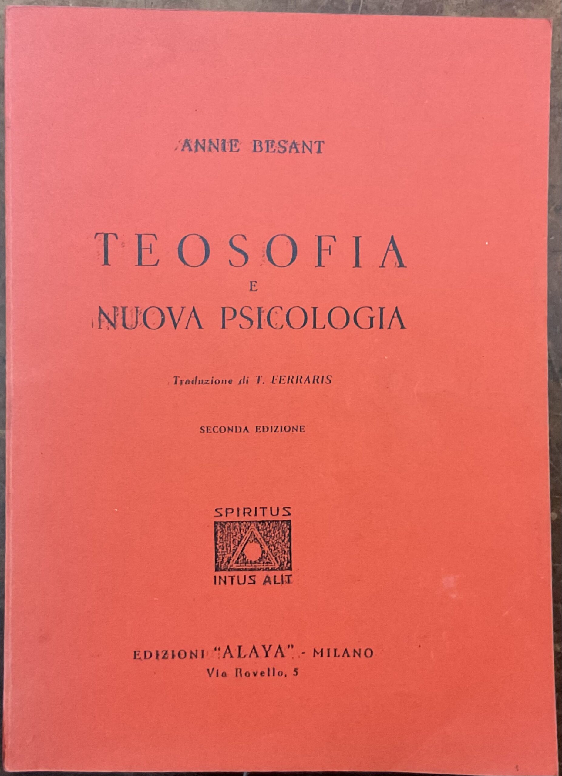 Teosofia e nuova psicologia