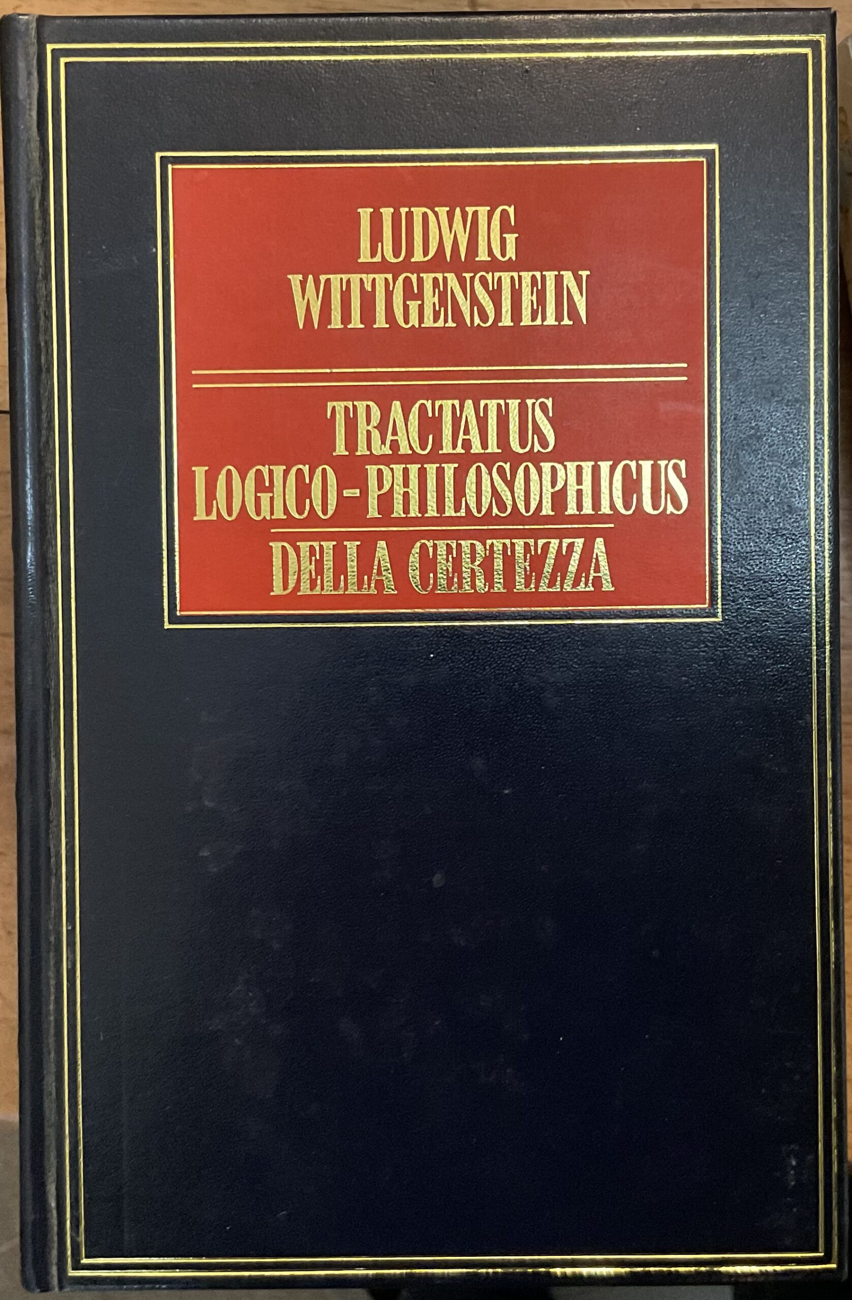 Tractatus logico-philosophicus. Della certezza