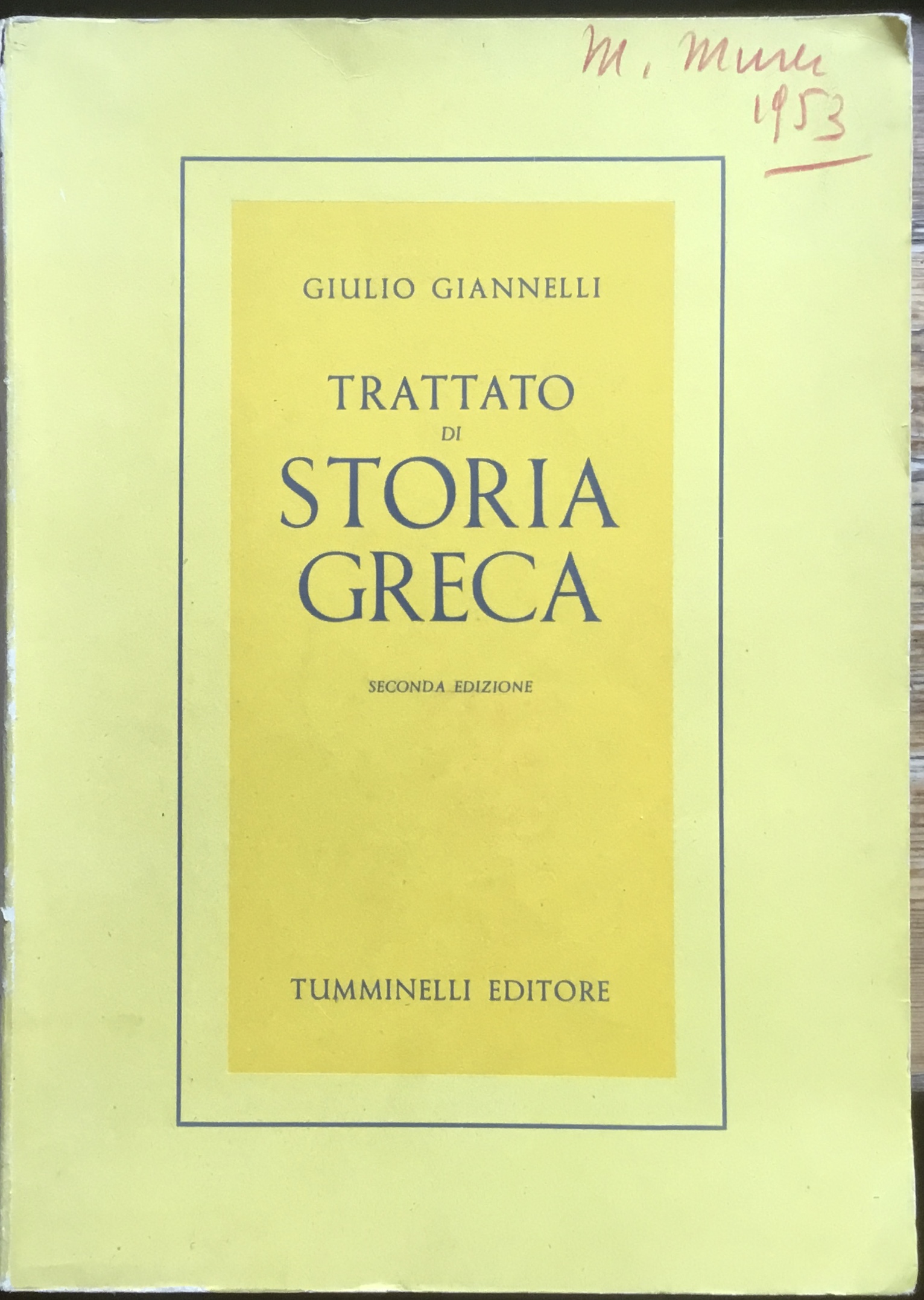 Trattato di Storia Greca