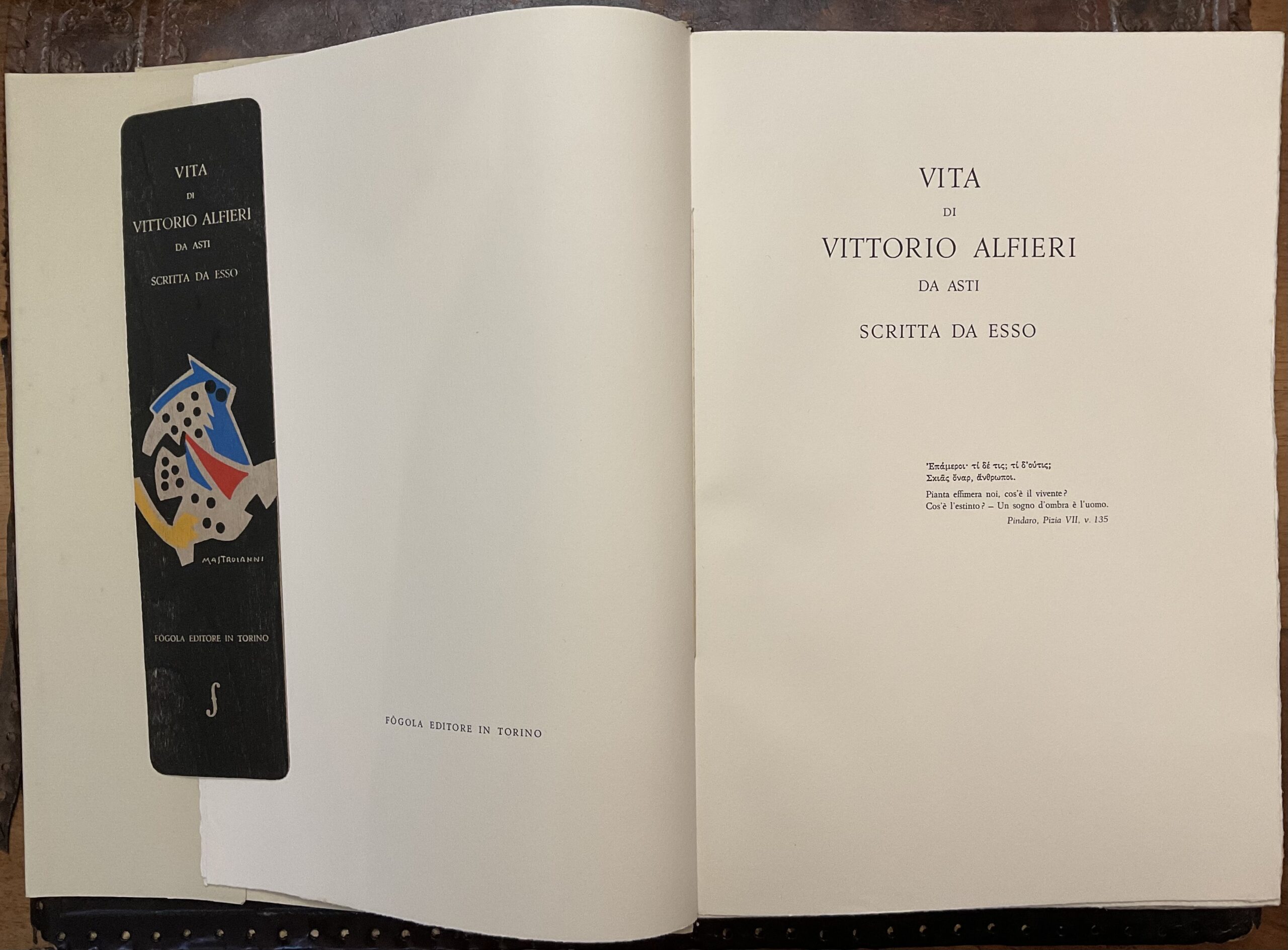 Vita di Vittorio Alfieri da Asti scritta da esso