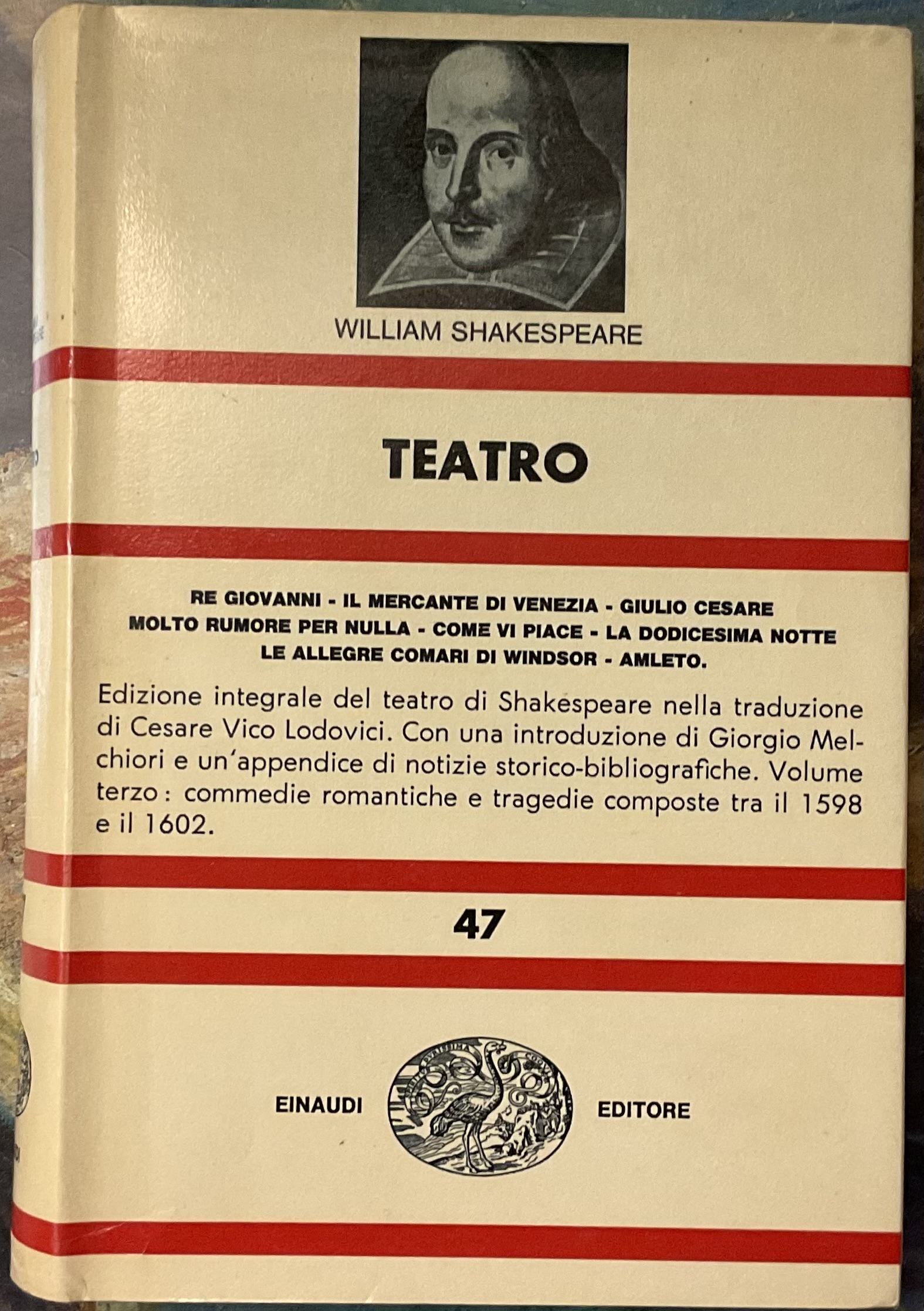 William Shakespeare. Teatro. N. 47