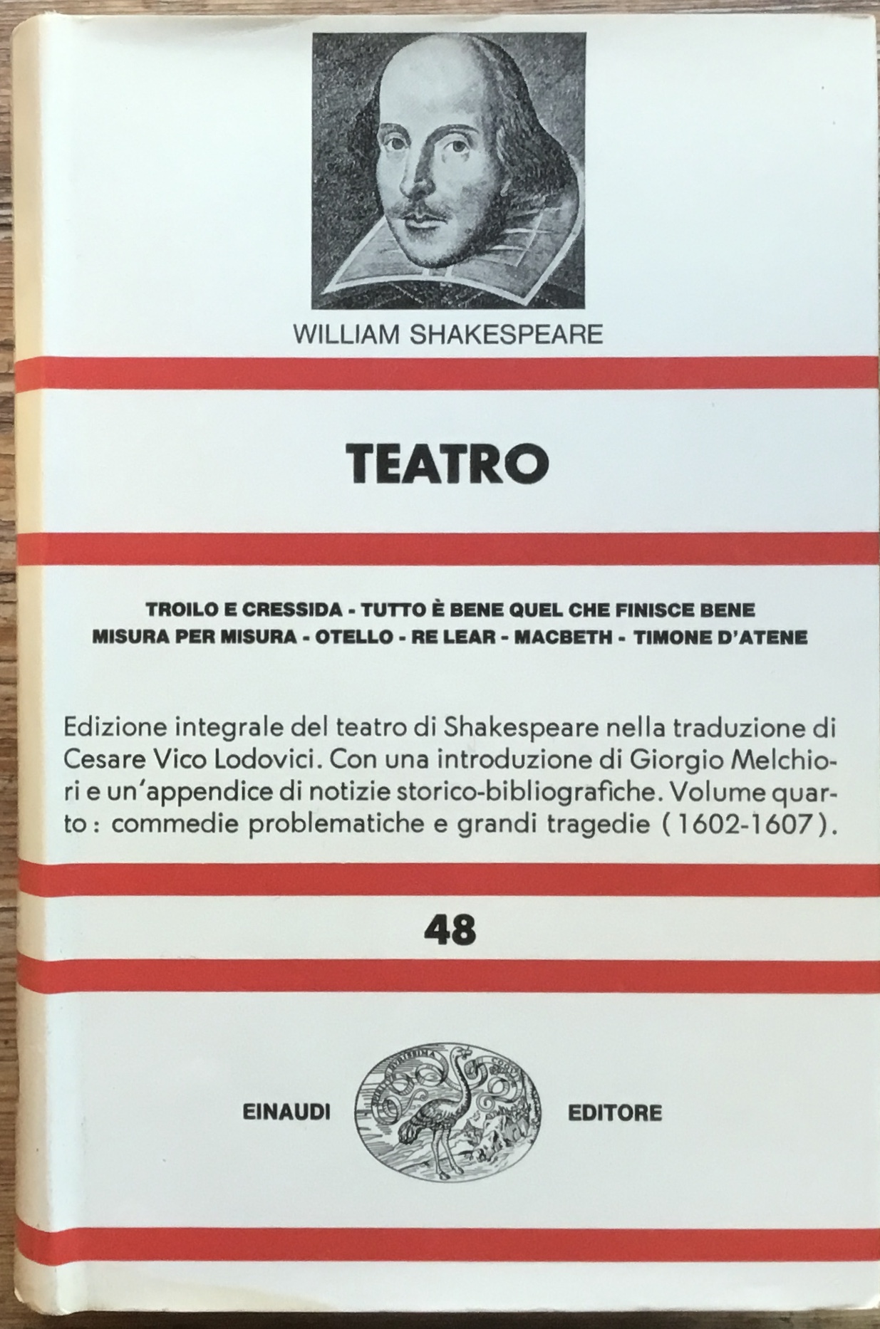 William Shakespeare. Teatro. N. 48