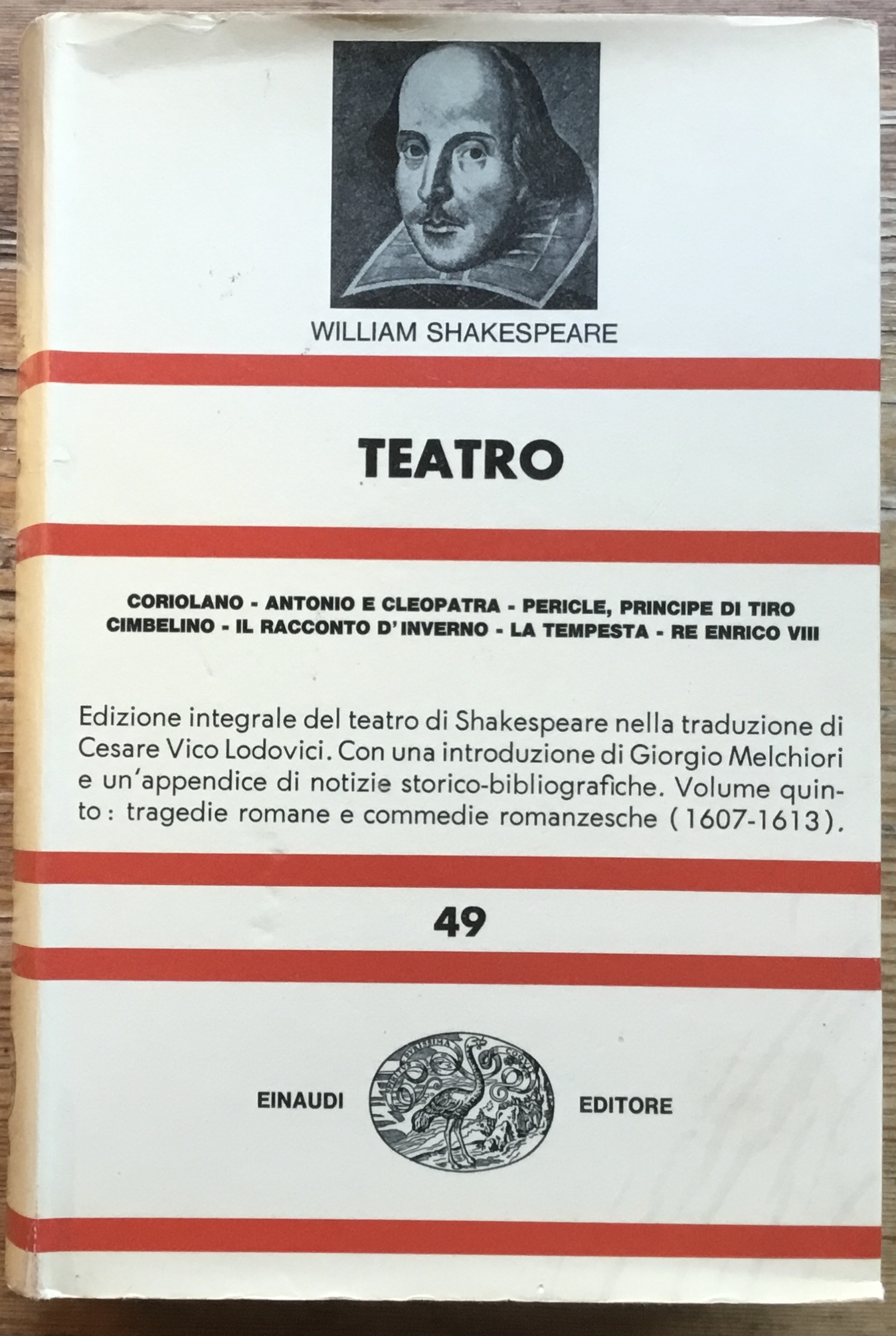 William Shakespeare. Teatro. N.49