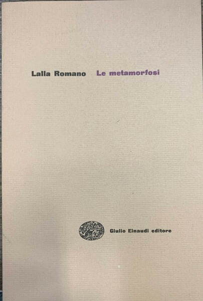 Le metamorfosi.