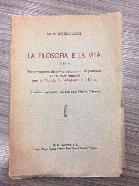 La filosofia e la vita