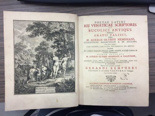 Poetae latini rei venaticae scriptores et Bucolinci Antiqui. Vicelicet Gratii …