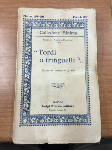 "Tordi o fringuelli?"