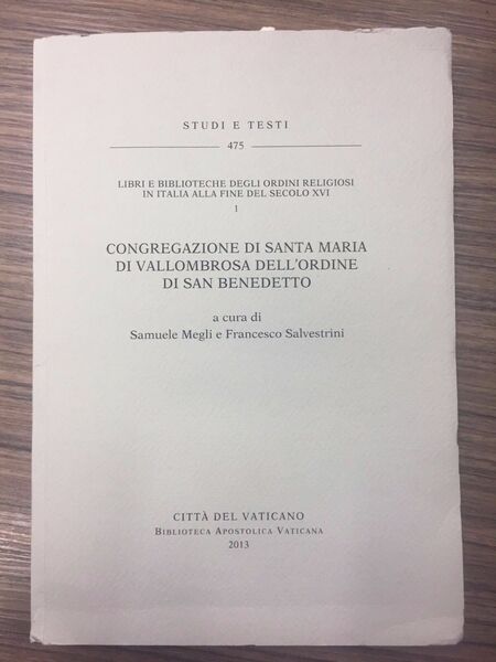 Congregazione di Santa Maria di Vallombrosa dell'ordine di San Benedetto